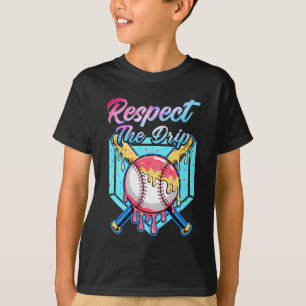 T-shirt Baseball Driys Accueil Plaque Jeunes Sports Respec