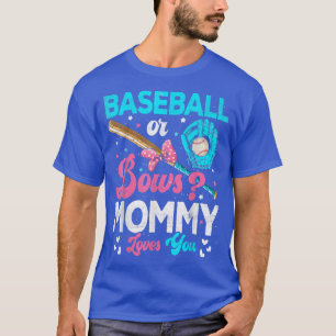 T-shirt Baseball Drôle Ou Bows Maman Aime Vous Genre Reve