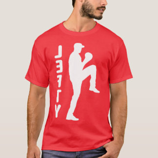 T-shirt Baseball gaucher gauche gauche Pitcher amusant Bas