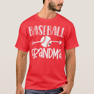 T-shirt Baseball Grandma from Grandson Cute Arrow Heart G