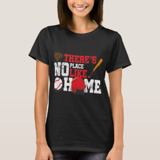 T-shirt Baseball Il n'y a pas d'endroit comme la maison Ba