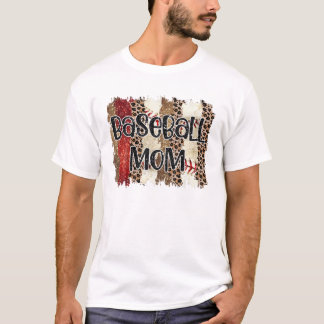 T-shirt Baseball imprimé léopard bénit