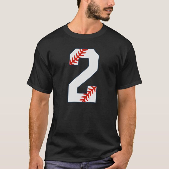 T-shirt Baseball Jersey Number 2 (Devant)