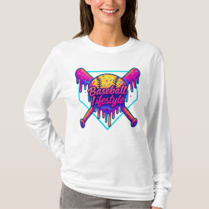 T-shirt Baseball Lifestyle Vêtements jeunes Baseball Drip 