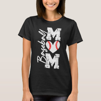 T-shirt Baseball Maman Chemise Mères Jour Cadeaux Maman Je