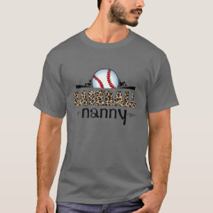 T-shirt Baseball Nanny Grandma Of Baller Family That's My
