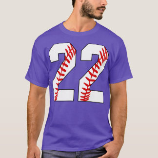 T-shirt Baseball Numéro 22 22 Jersey De Baseball Favorite