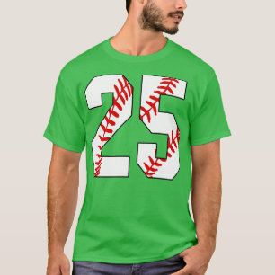 T-shirt Baseball Numéro 25 25 Jersey De Baseball Favorite