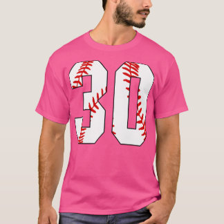 T-shirt Baseball Numéro 30 30 Jersey De Baseball favori Pl