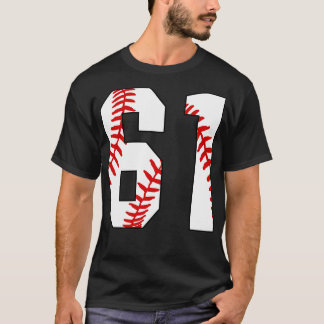 T-shirt Baseball Numéro 61 61 Baseball Jersey Favorite Pl