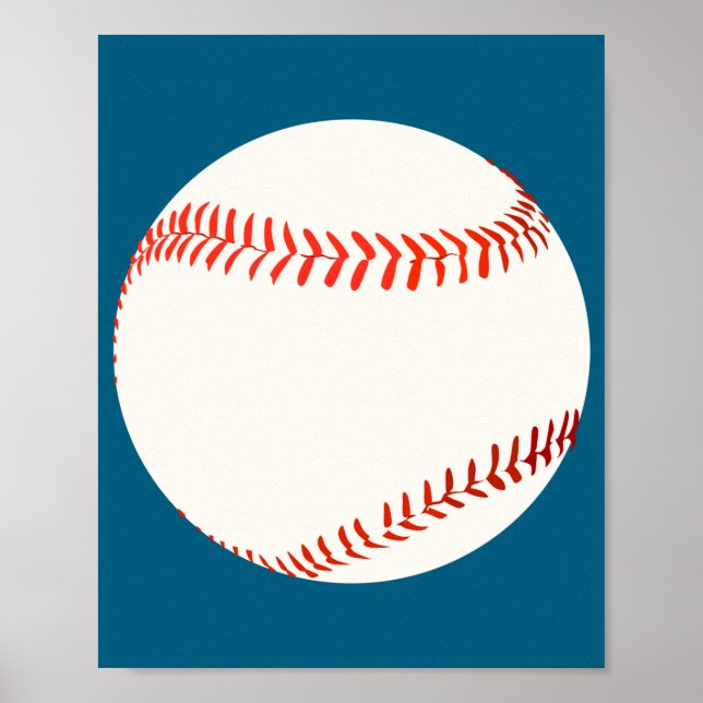 T-Shirt Baseball Poster (Vorne)