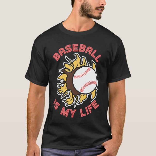 T-shirt Baseball quote for baseball players  1 (Devant)