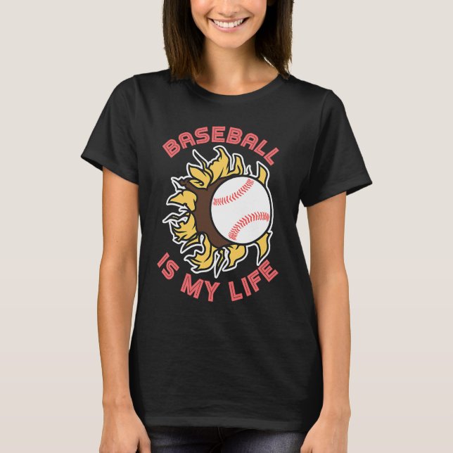T-shirt Baseball quote for baseball players  1 (Devant)