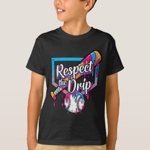 T-shirt Baseball respecte les garçons au glace à l'eau kid