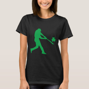 T-shirt Baseball shamrock St Patrick's Day Dons d'ados pou