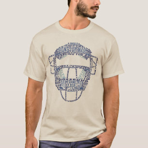 T-shirt Baseball Softball Catchers Mask Tee