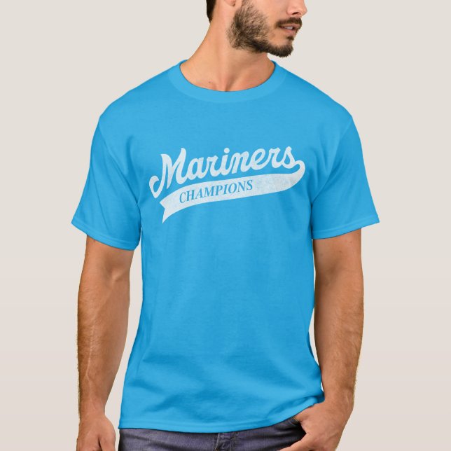 T-shirt Baseball Team Seattle Mariner (Devant)