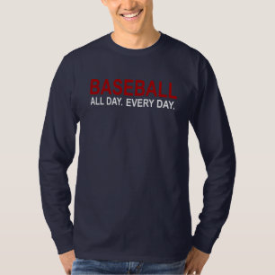 T-shirt Baseball Toute La Journée Tous Les Jours