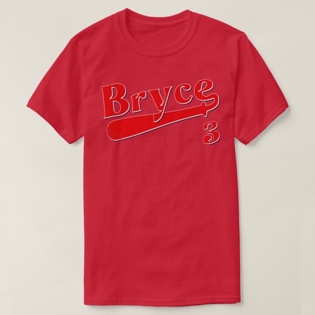 T-shirt Baseball vintage Retro Bryce (Design devant)
