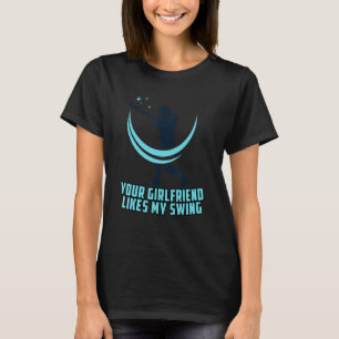 T-shirt Baseball Votre Petite Aime Ma Chaîne