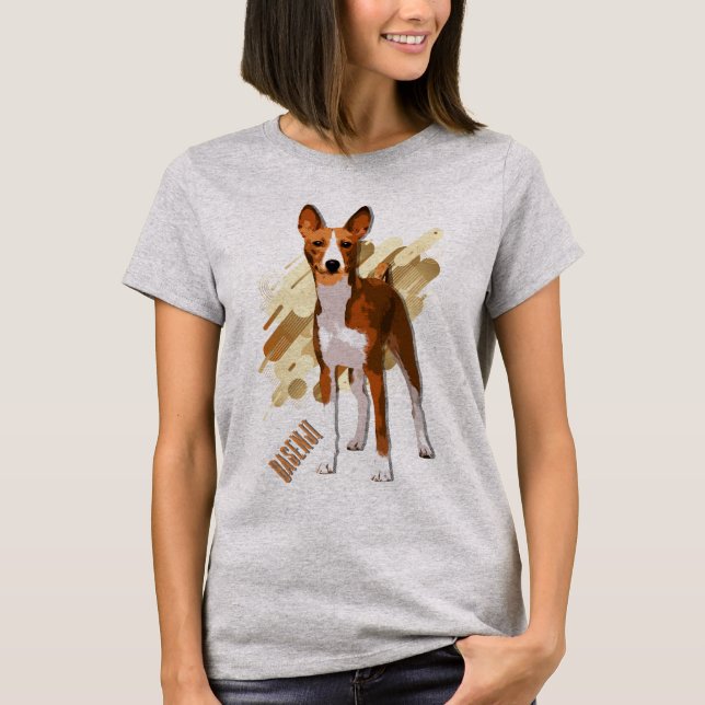 T-shirt Basenji (Devant)