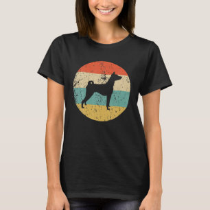 T-shirt Basenji Vintage Retro Basenji Amoureux des chiens