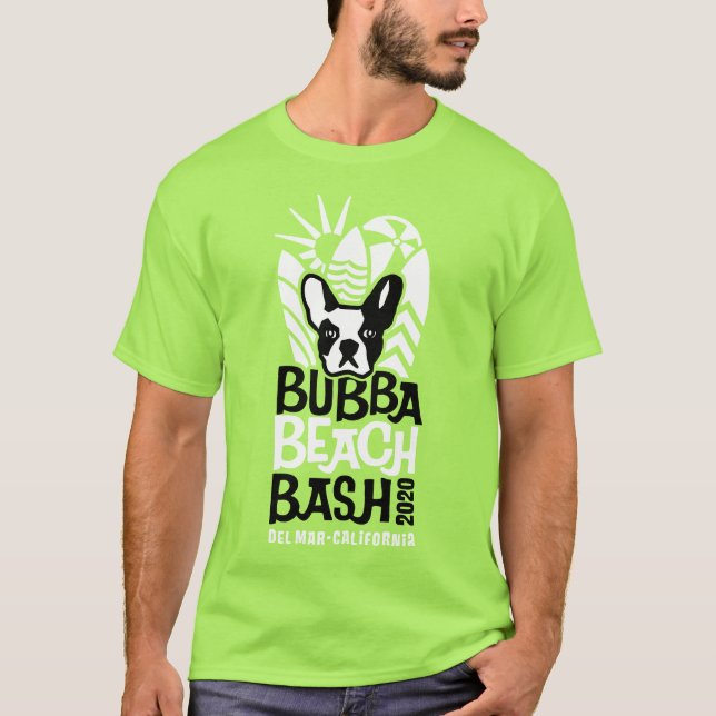 T-SHIRT BASH DE PLAGE DE BLG BUBBA 2020 (Devant)