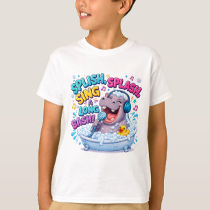 T-shirt Bash Splash Chantant Chantez Un Long