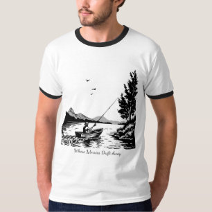 T-Shirt Basic à liseré pour hommes