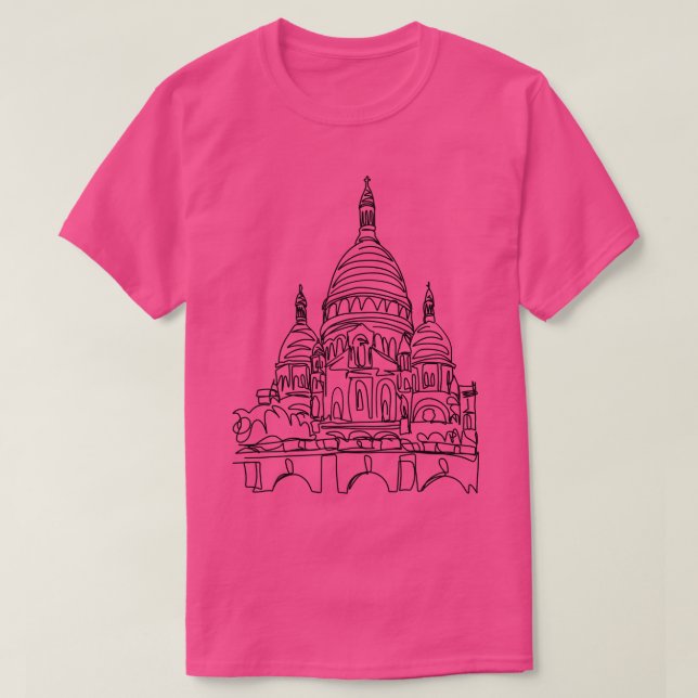 T-shirt Basilique du Sacre Coeur (Design devant)