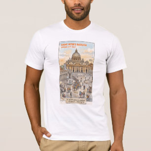 T-shirt Basilique Saint-Pierre du Vatican à Rome Renaissan