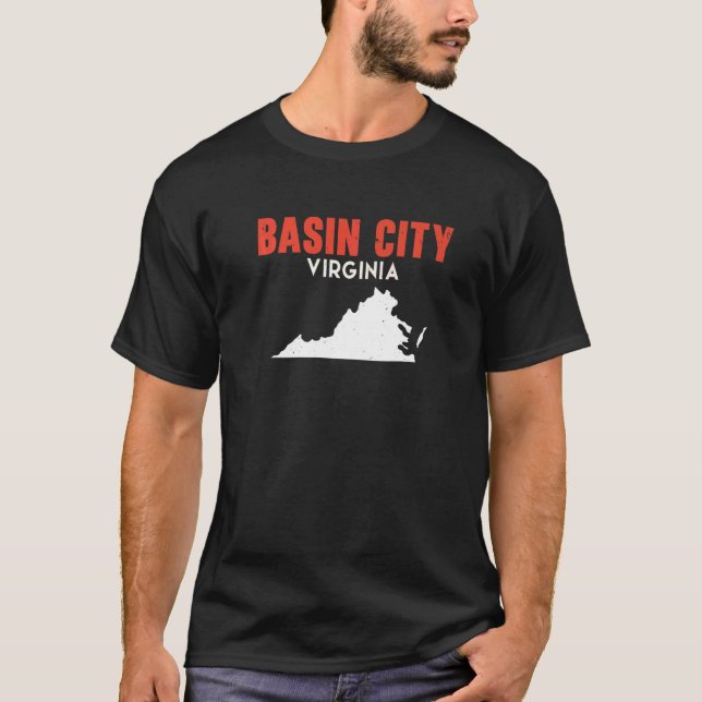 T-shirt Basin City Washington USA State America Travel Was (Devant)