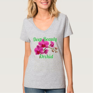 T-shirt basique à col en V pour femmes