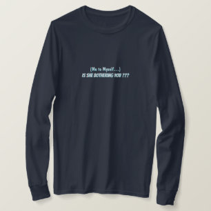 T-shirt basique à manches longues «Me to Myself»