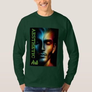 T-shirt basique à manches longues pour hommes