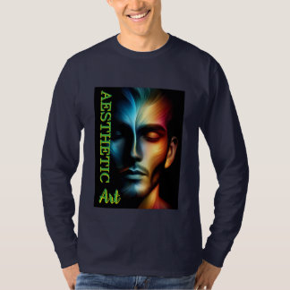 T-shirt basique à manches longues pour hommes