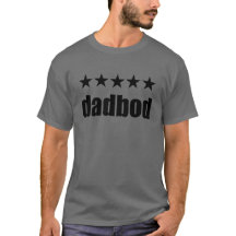 T-shirt Basique Bella pour hommes Dadbod, blanc