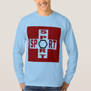 T-shirt basique bleu ciel SPORT SUISSE