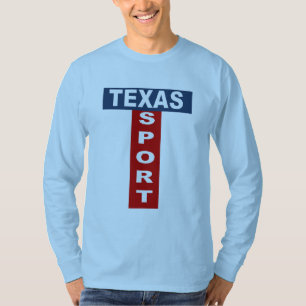 T-shirt basique bleu ciel TEXAS SPORT