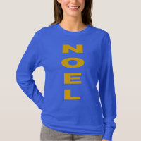T-shirt basique bleu royal pour femmes  NOEL
