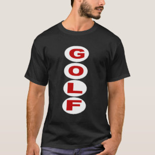 T-shirt basique foncé noir GOLF