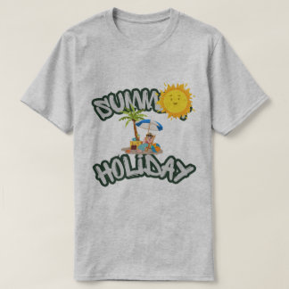 T-shirt basique homme pour les vacances d'été