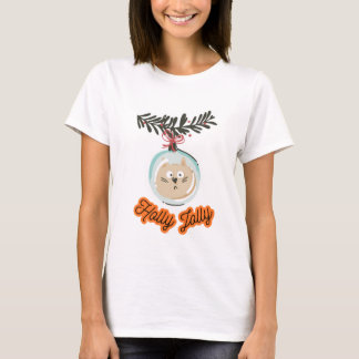 T-shirt basique joyeusement festif pour femmes
