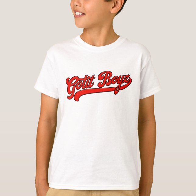 T-shirt basique pour enfants Gotit Boyz (Devant)