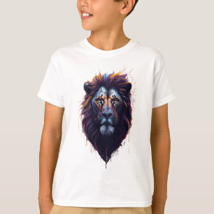 T-shirt basique pour enfants   Lion
