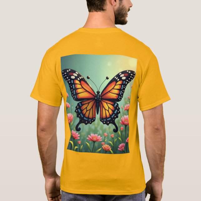 T-shirt basique pour homme (Dos)