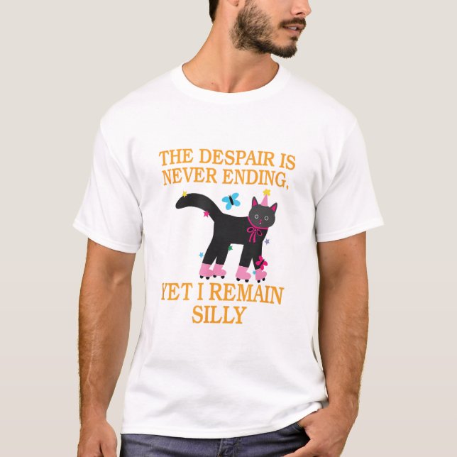 T-shirt basique pour hommes de chats sots (Devant)