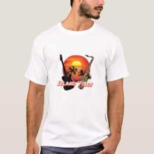 T-shirt basique pour hommes Island Vibes