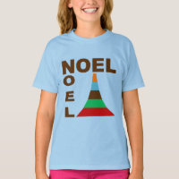 T-shirt basisches hellblaues Design WEIHNACHTEN