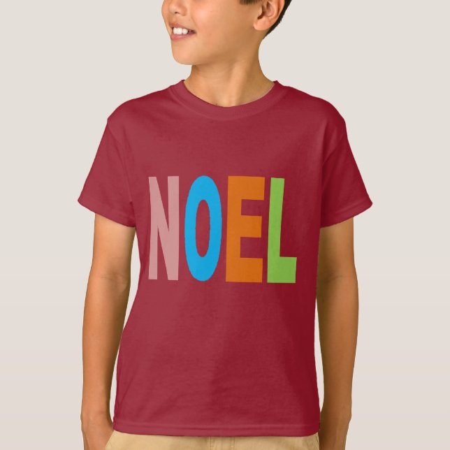 T-shirt basisches kastanienbraunes Design (Vorderseite)